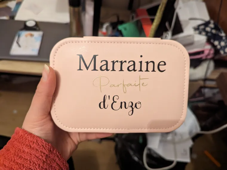Boîte à bijoux personnaliser